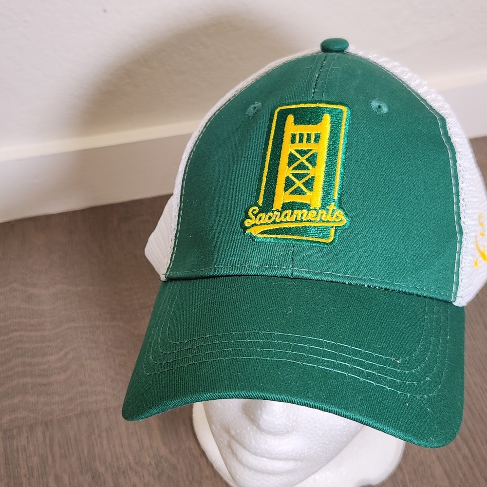 Athletics Sacramento A's Adjustable Snapback Trucker Hat Cap One Size Fits All